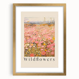 Electric Wall Art - Wildflowers Landscape Painting - Modern Floral Decor