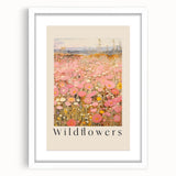 Electric Wall Art - Wildflowers Landscape Painting - Modern Floral Decor