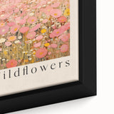 Electric Wall Art - Wildflowers Landscape Painting - Modern Floral Decor
