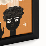 Playful Electric Pop Art Canvas - Modern Abstract Wall Art Decor