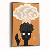 Playful Electric Pop Art Canvas - Modern Abstract Wall Art Decor