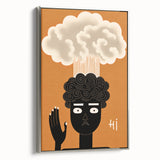 Playful Electric Pop Art Canvas - Modern Abstract Wall Art Decor