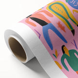 Electric Wall Art - Playful Abstract Figures Painting - Modern Pop Decor