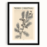 Electric Wall Art – Vibrant Holiday Pine and Berries Modern Electric Decor