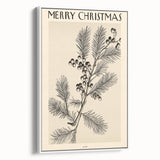 Electric Wall Art – Vibrant Holiday Pine and Berries Modern Electric Decor