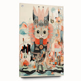 Electric Wall Art – Abstract Creature Design Modern Electric Canvas Art