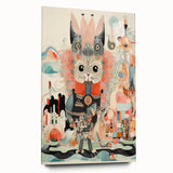 Electric Wall Art – Abstract Creature Design Modern Electric Canvas Art