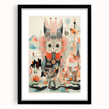 Electric Wall Art – Abstract Creature Design Modern Electric Canvas Art