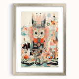 Electric Wall Art – Abstract Creature Design Modern Electric Canvas Art