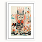 Electric Wall Art – Abstract Creature Design Modern Electric Canvas Art