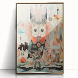 Electric Wall Art – Abstract Creature Design Modern Electric Canvas Art