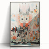 Electric Wall Art – Abstract Creature Design Modern Electric Canvas Art