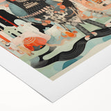 Electric Wall Art – Abstract Creature Design Modern Electric Canvas Art