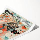 Electric Wall Art – Abstract Creature Design Modern Electric Canvas Art