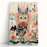 Electric Wall Art – Abstract Creature Design Modern Electric Canvas Art