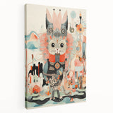 Electric Wall Art – Abstract Creature Design Modern Electric Canvas Art