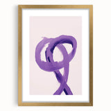 Electric Wall Art – Bold Purple Brushstroke Modern Electric Art Canvas