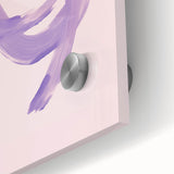 Electric Wall Art – Soft Lavender Brushstroke Modern Electric Decor Art