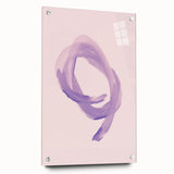 Electric Wall Art – Soft Lavender Brushstroke Modern Electric Decor Art