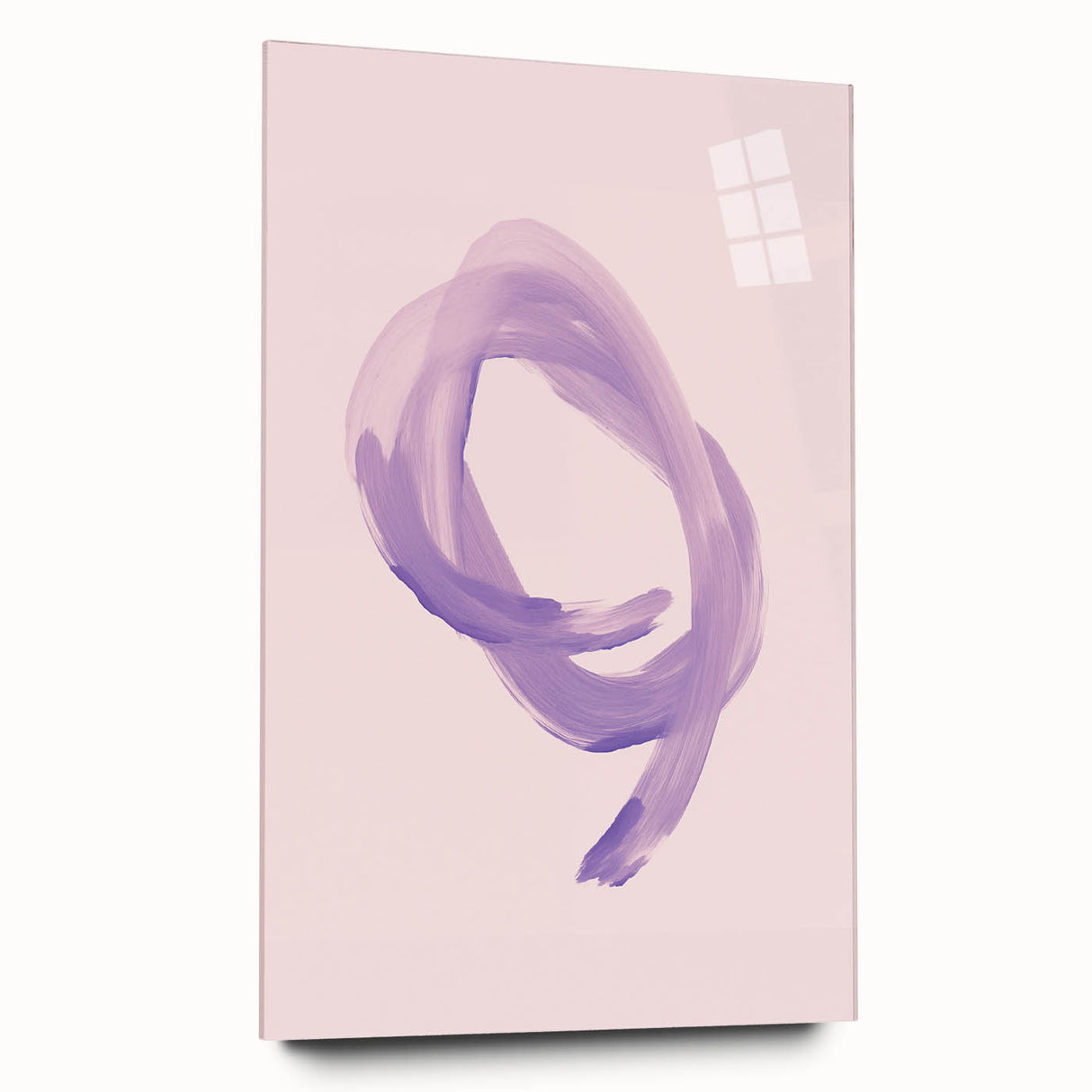 Electric Wall Art – Soft Lavender Brushstroke Modern Electric Decor Art