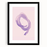 Electric Wall Art – Soft Lavender Brushstroke Modern Electric Decor Art