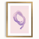 Electric Wall Art – Soft Lavender Brushstroke Modern Electric Decor Art