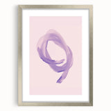 Electric Wall Art – Soft Lavender Brushstroke Modern Electric Decor Art
