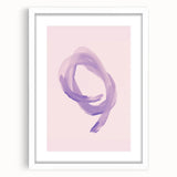 Electric Wall Art – Soft Lavender Brushstroke Modern Electric Decor Art