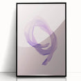 Electric Wall Art – Soft Lavender Brushstroke Modern Electric Decor Art