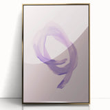 Electric Wall Art – Soft Lavender Brushstroke Modern Electric Decor Art