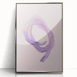 Electric Wall Art – Soft Lavender Brushstroke Modern Electric Decor Art