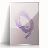Electric Wall Art – Soft Lavender Brushstroke Modern Electric Decor Art