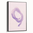 Electric Wall Art – Soft Lavender Brushstroke Modern Electric Decor Art