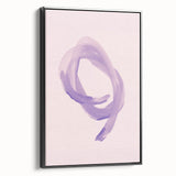 Electric Wall Art – Soft Lavender Brushstroke Modern Electric Decor Art