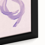Electric Wall Art – Soft Lavender Brushstroke Modern Electric Decor Art
