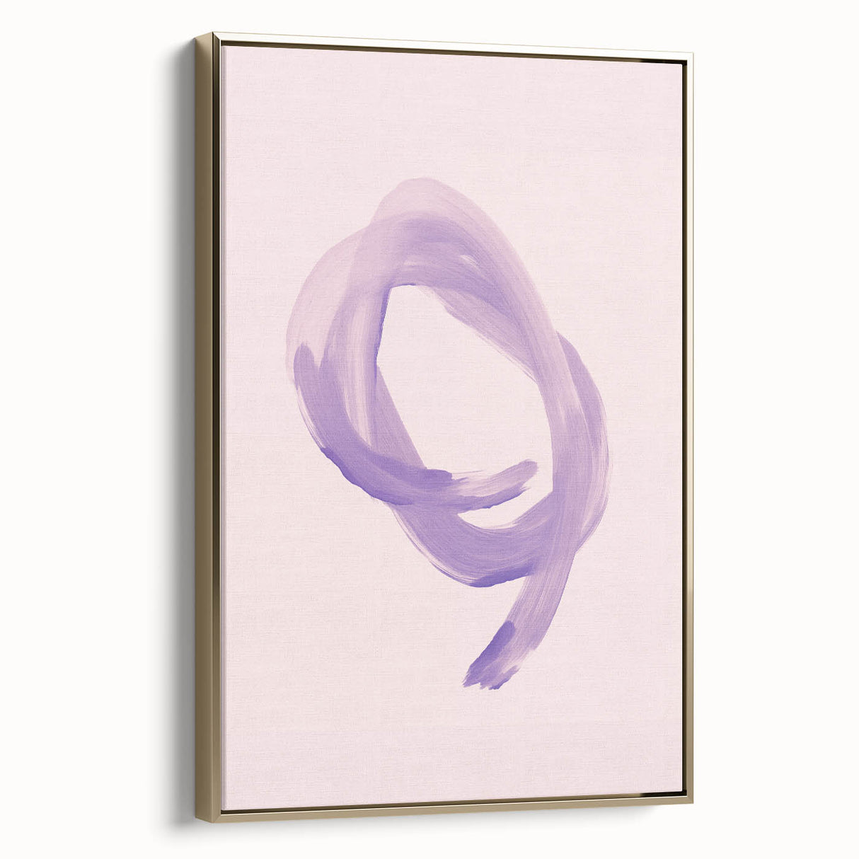 Electric Wall Art – Soft Lavender Brushstroke Modern Electric Decor Art