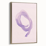 Electric Wall Art – Soft Lavender Brushstroke Modern Electric Decor Art
