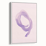 Electric Wall Art – Soft Lavender Brushstroke Modern Electric Decor Art
