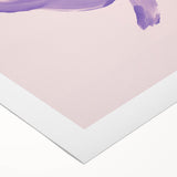 Electric Wall Art – Soft Lavender Brushstroke Modern Electric Decor Art