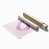 Electric Wall Art – Soft Lavender Brushstroke Modern Electric Decor Art