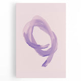 Electric Wall Art – Soft Lavender Brushstroke Modern Electric Decor Art