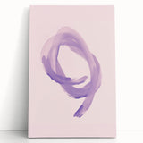 Electric Wall Art – Soft Lavender Brushstroke Modern Electric Decor Art