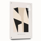 Electric Wall Art – Abstract Monochrome Shapes Modern Electric Decor Art