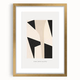 Electric Wall Art – Abstract Monochrome Shapes Modern Electric Decor Art