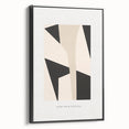 Electric Wall Art – Abstract Monochrome Shapes Modern Electric Decor Art