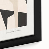 Electric Wall Art – Abstract Monochrome Shapes Modern Electric Decor Art