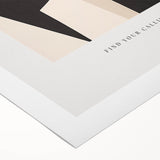 Electric Wall Art – Abstract Monochrome Shapes Modern Electric Decor Art