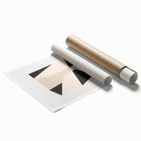 Electric Wall Art – Abstract Monochrome Shapes Modern Electric Decor Art