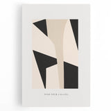 Electric Wall Art – Abstract Monochrome Shapes Modern Electric Decor Art