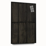 Minimalist Electric Line Art Canvas - Modern Monochrome Wall Decor